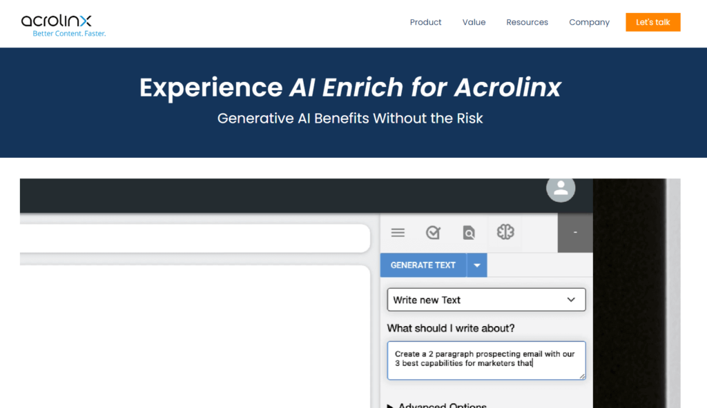 Acrolinx Website Image