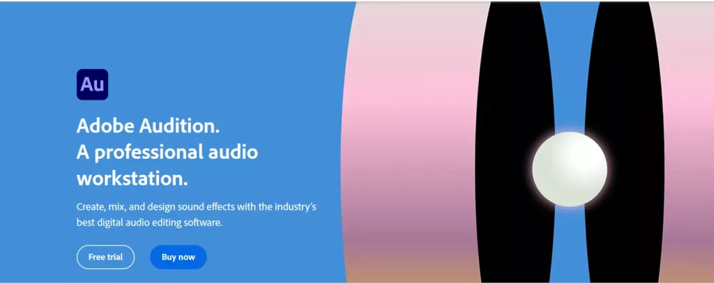 Adobe Audition Website Image