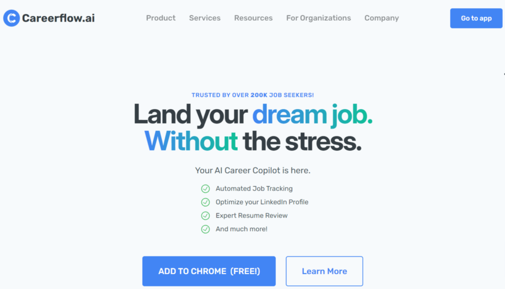 Careerflow Copilot FREE AI Job Search Tools