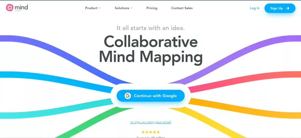 MindMeister Website Image