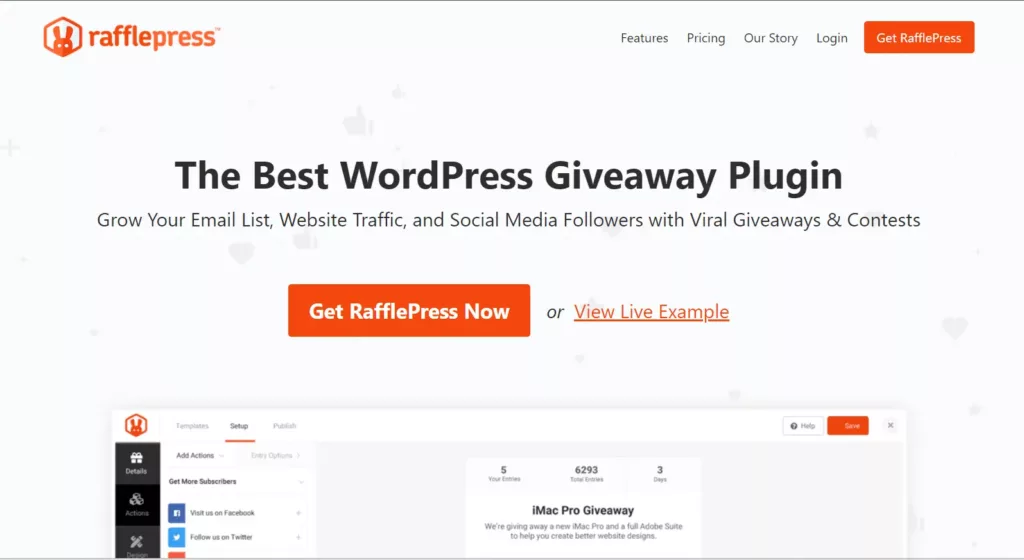 RafflePress Website Image