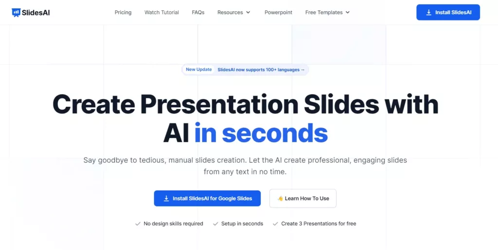 SlidesAI Website Image
