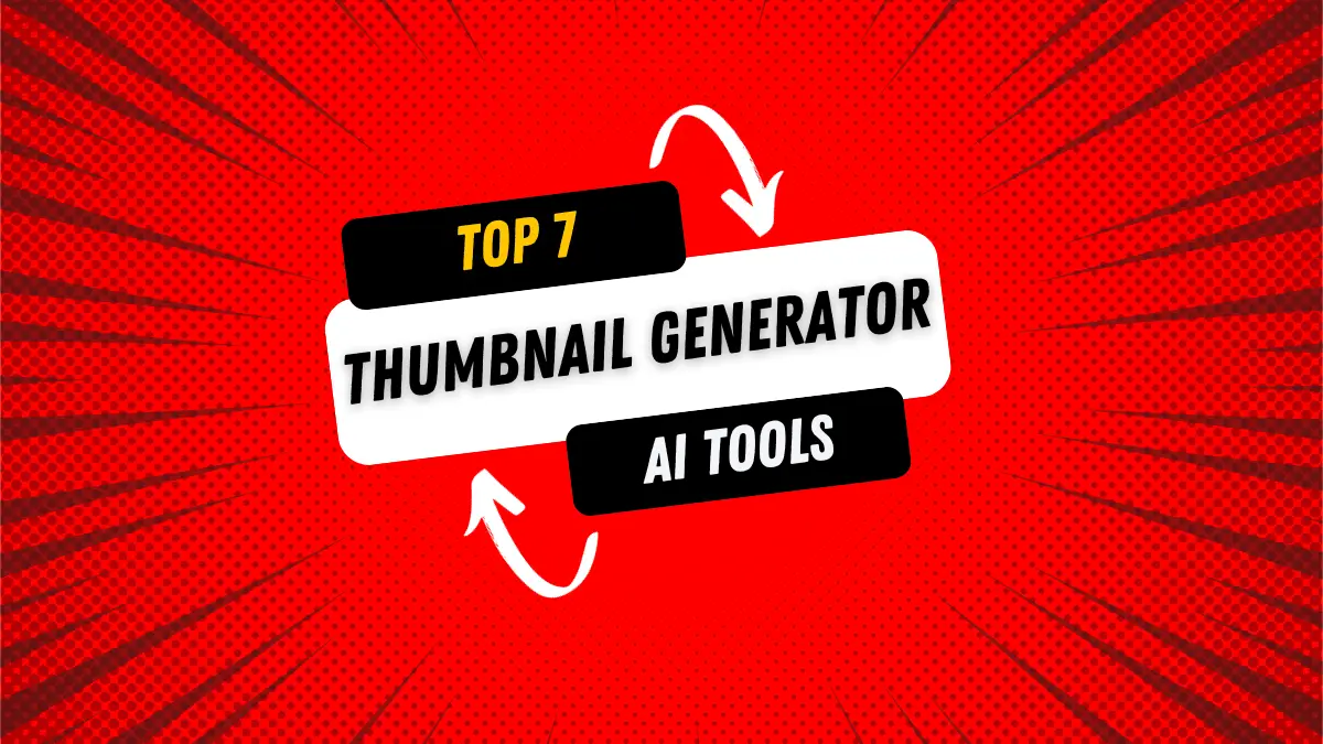 Thumbnail Generator AI Tools Banner Image
